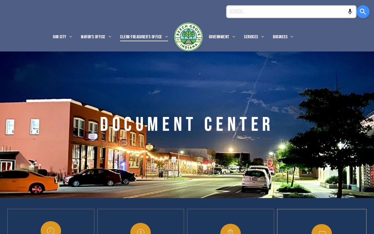 Beech Grove Police Department records and administrative report hub